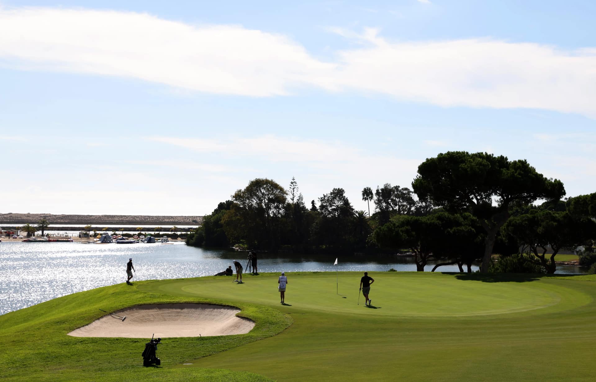 Golf course at Quinta do Lago, near Restaurante Figueiral in Almancil.
