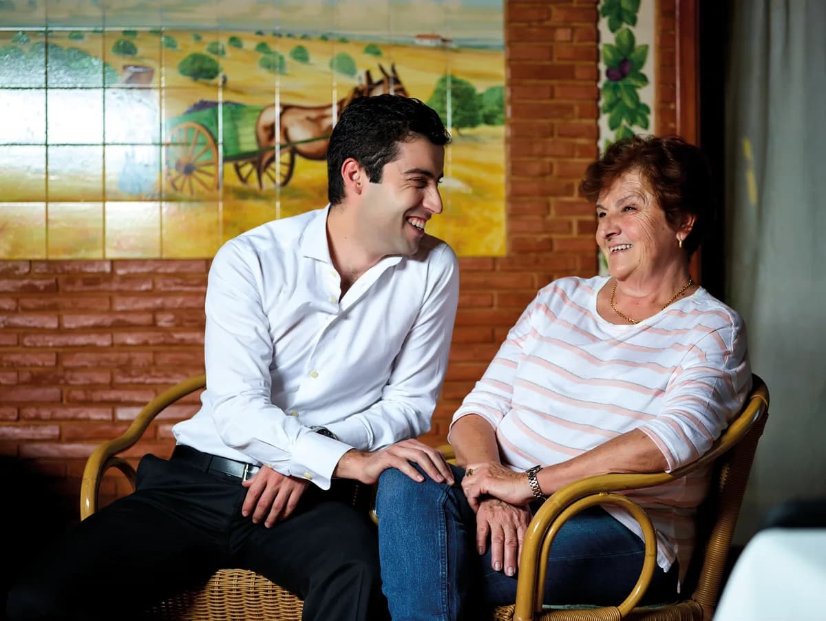 Ivan e Cláudia, anfitriões do Restaurante Figueiral em Almancil